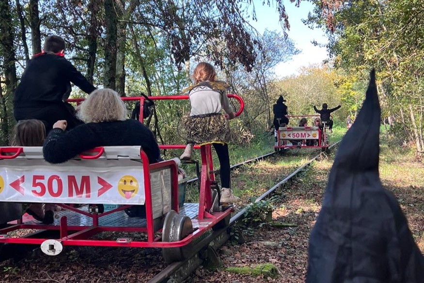 NOGARO : Halloween s’invite au Vélorail de l’Armagnac !